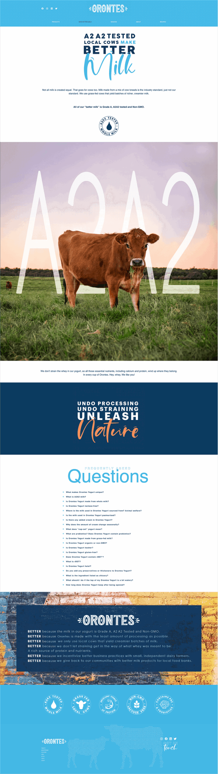 Why Better Milk Page